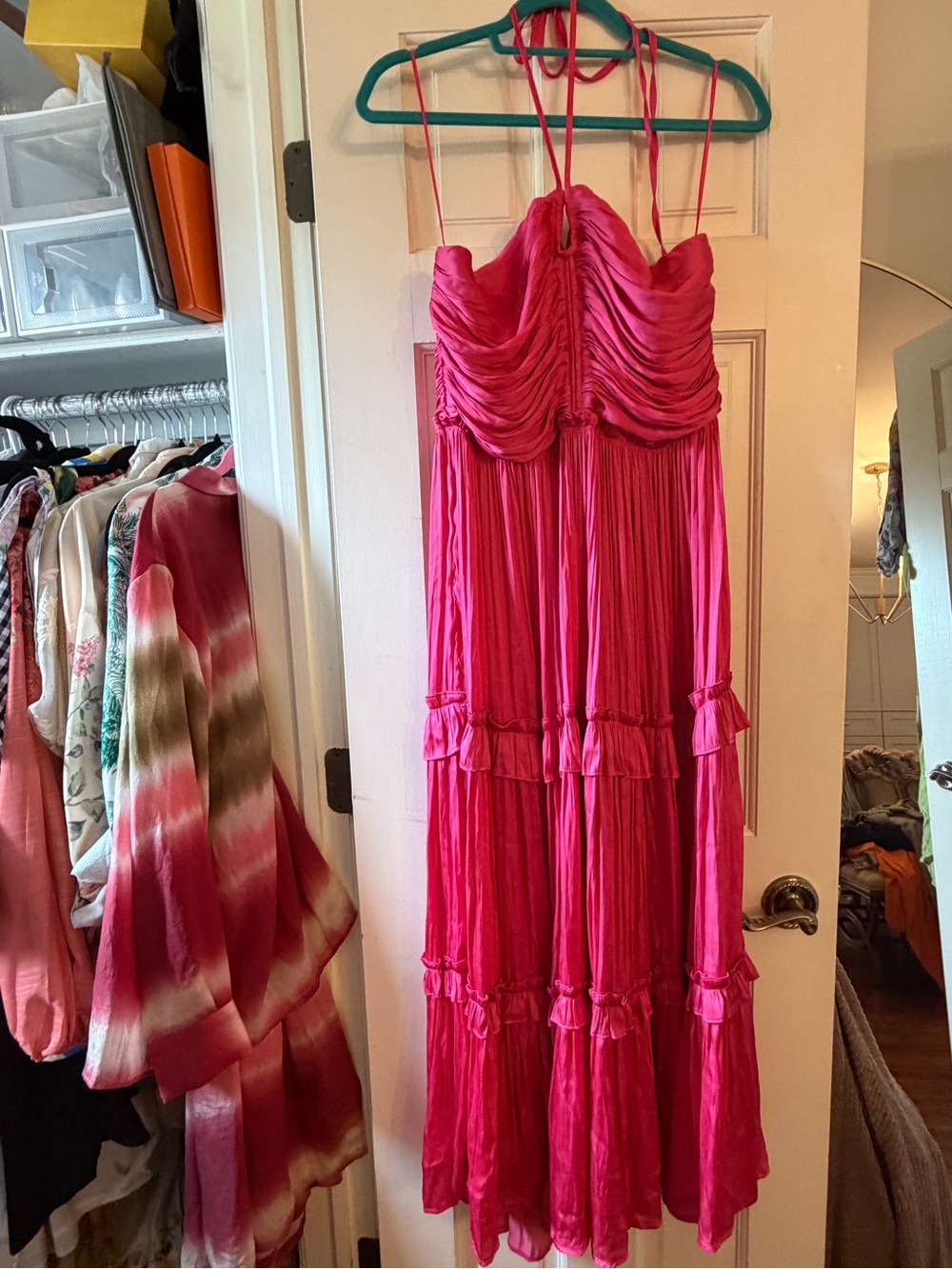 Aqua Maxi Dress